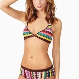 Shakuhachi Multicolor Crochet Bikini 12